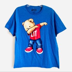Shirts | Mens Dabbing Lit Teddy Bear 